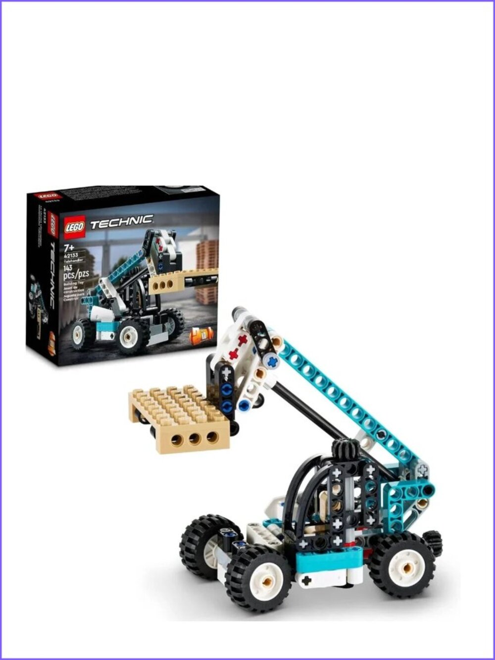 Lego Technic 2 in 1 Telehandler 42133 Forklift to Tow   New In Box